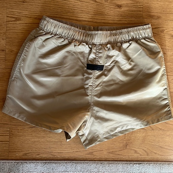 Essentials Shorts Mens Khaki Colored Swim Shorts Poshmark